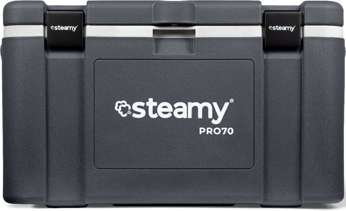 Steamy Pro 70 - Koelbox - 70 Liter - IJsretentie Tot 6 Dagen - Grijs