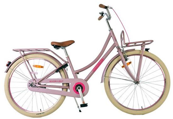 Volare Excellent Kinderfiets - Meisjes - 26 inch - Mat Roze