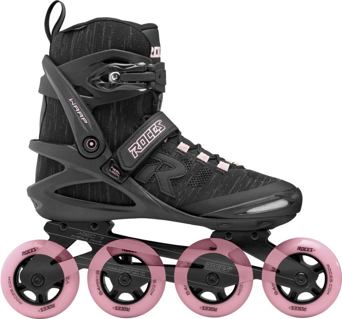 Roces Thread 84 - Dames - Skeelers - Cool Breath - Zwart - Roze