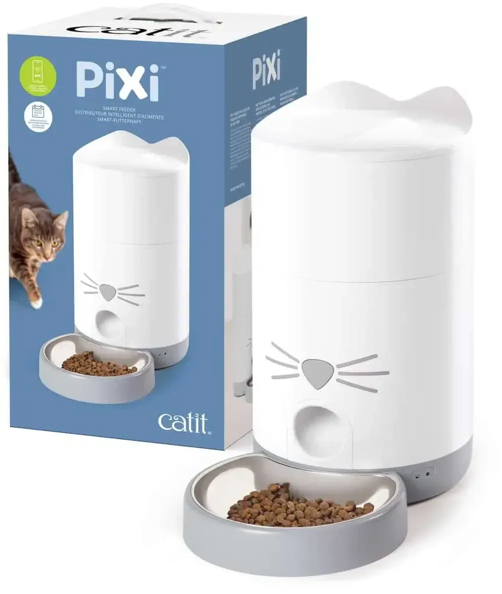 Catit PIXI - Smart Feeder - Slimme gadget voor huisdieren - Wit