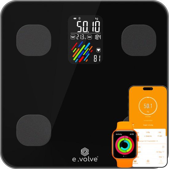 22 metingen, Zwart, LCD scherm