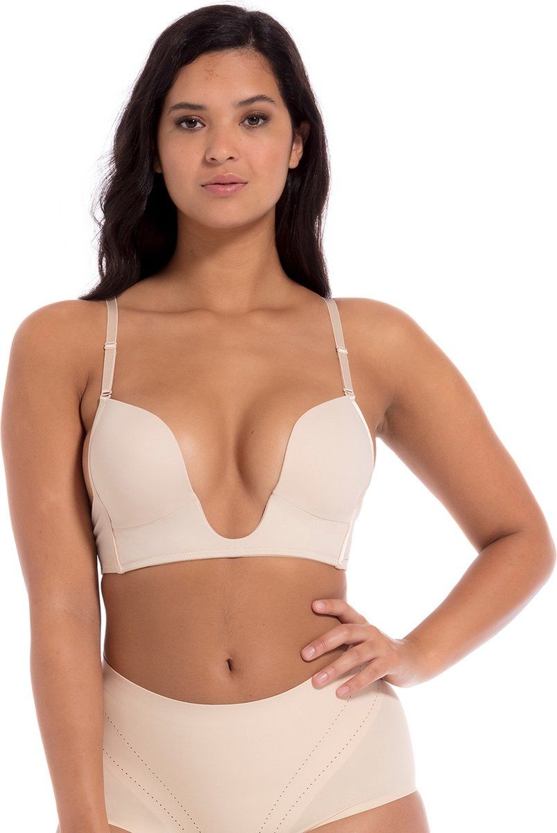 MAGIC Bodyfashion V-Bra - Beha met extra bandjes - Latte