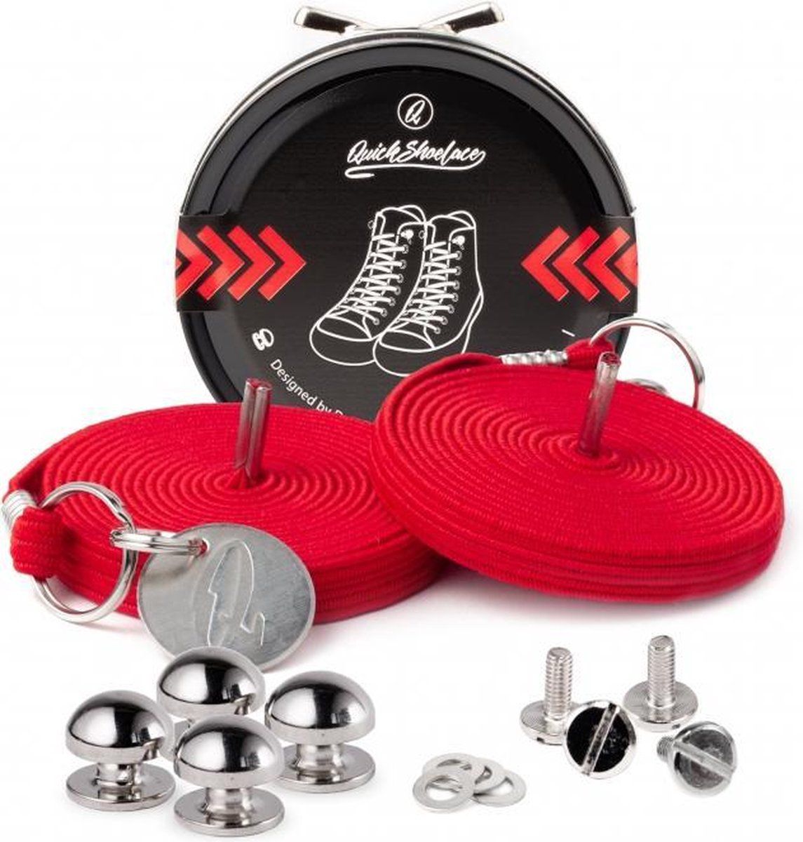 Quickshoelaces - Casuel Rood