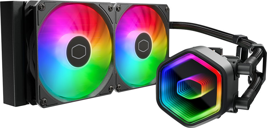 Cooler Master MasterLiquid 240 Core II - Vloeistofkoeling Kit - 240mm radiator - Zwart