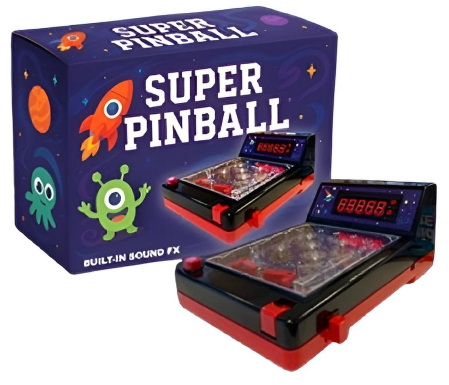 Goliath Games Super Pinball Game 10311 - Flipperkast - Digitaal Led-scorebord