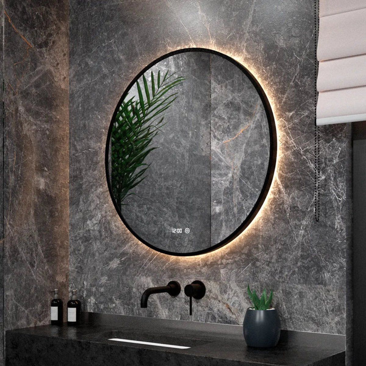 Zwart Frame | Rond