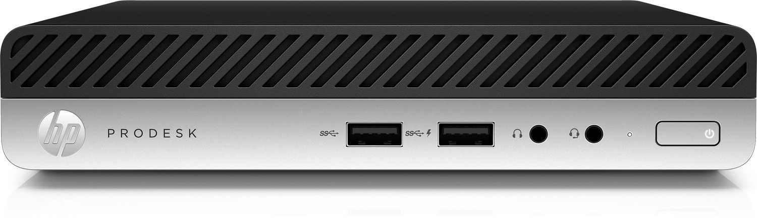 HP ProDesk 400 G4 Mini - Mini-pc - Intel Core i3-8100T 3,1GHz - 4GB RAM - 128GB SSD