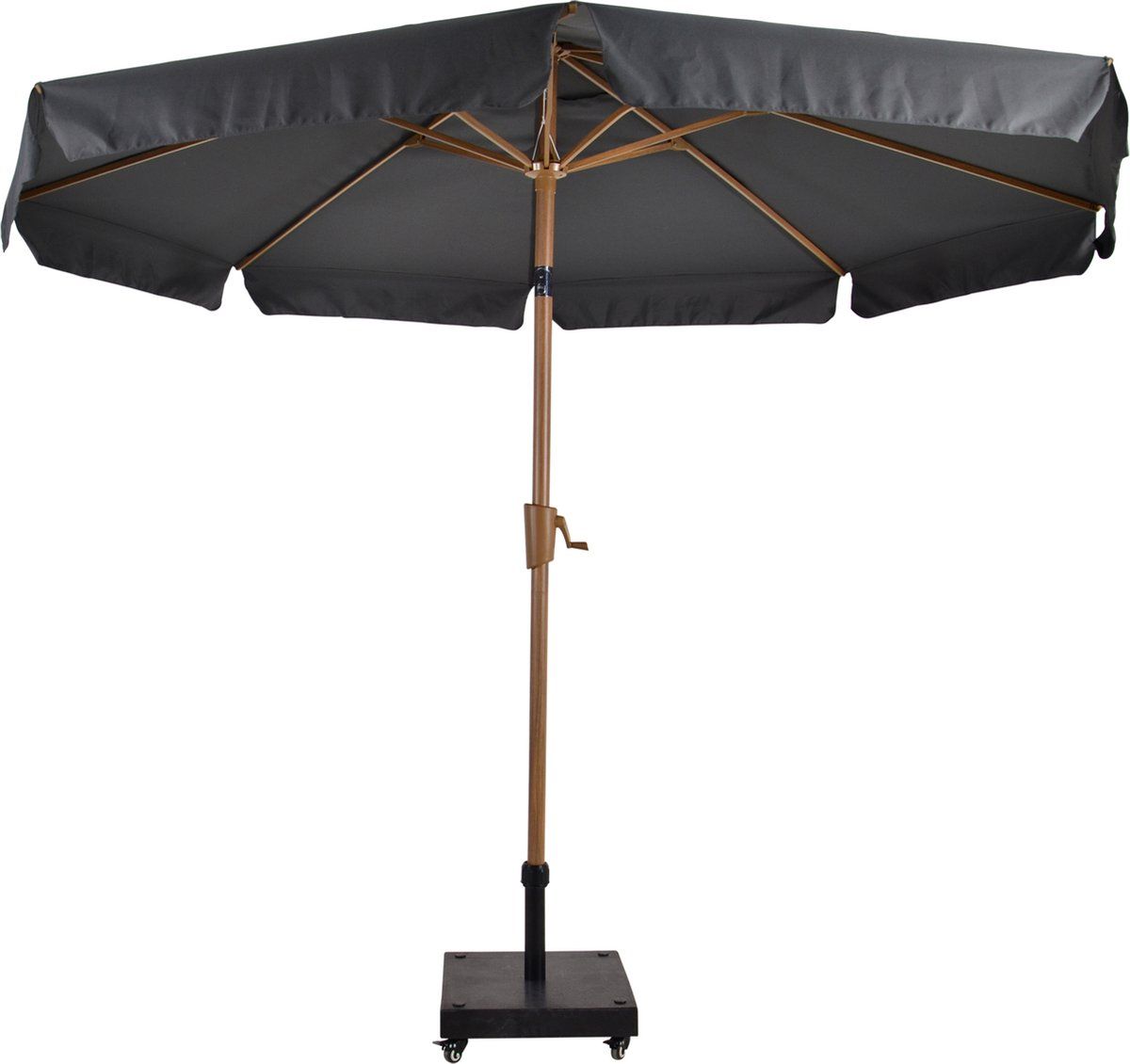 Lesli Outdoor Living - Parasol Libra Houtlook GrijsØ3mtr