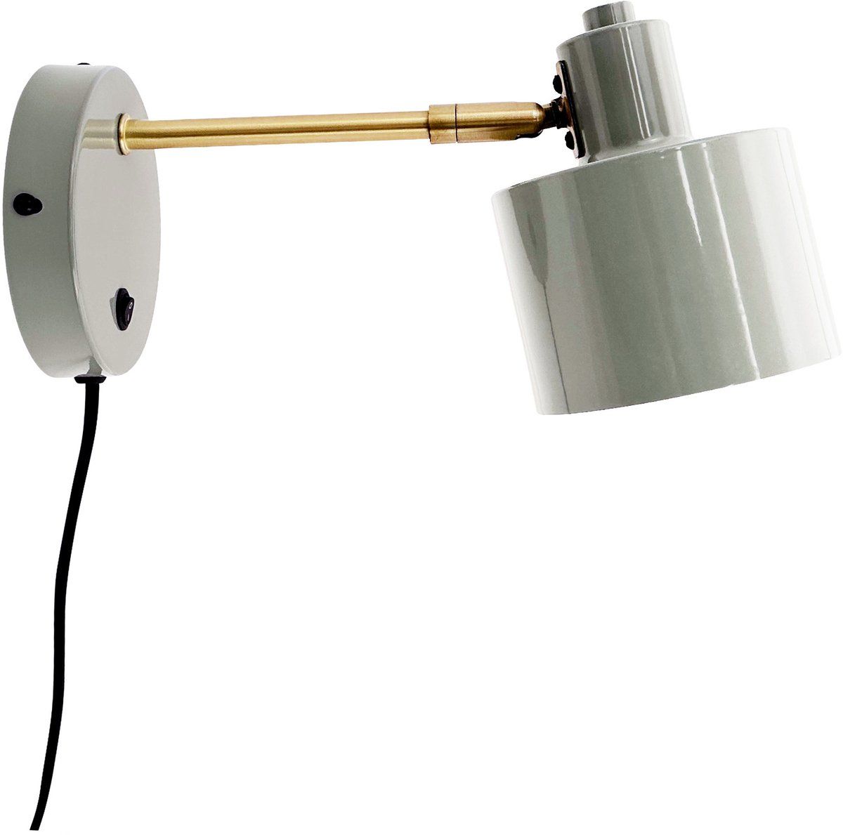 Dyberg Larsen Licht Ocean - Wandlamp - Verstelbaar - Olijf/Messing