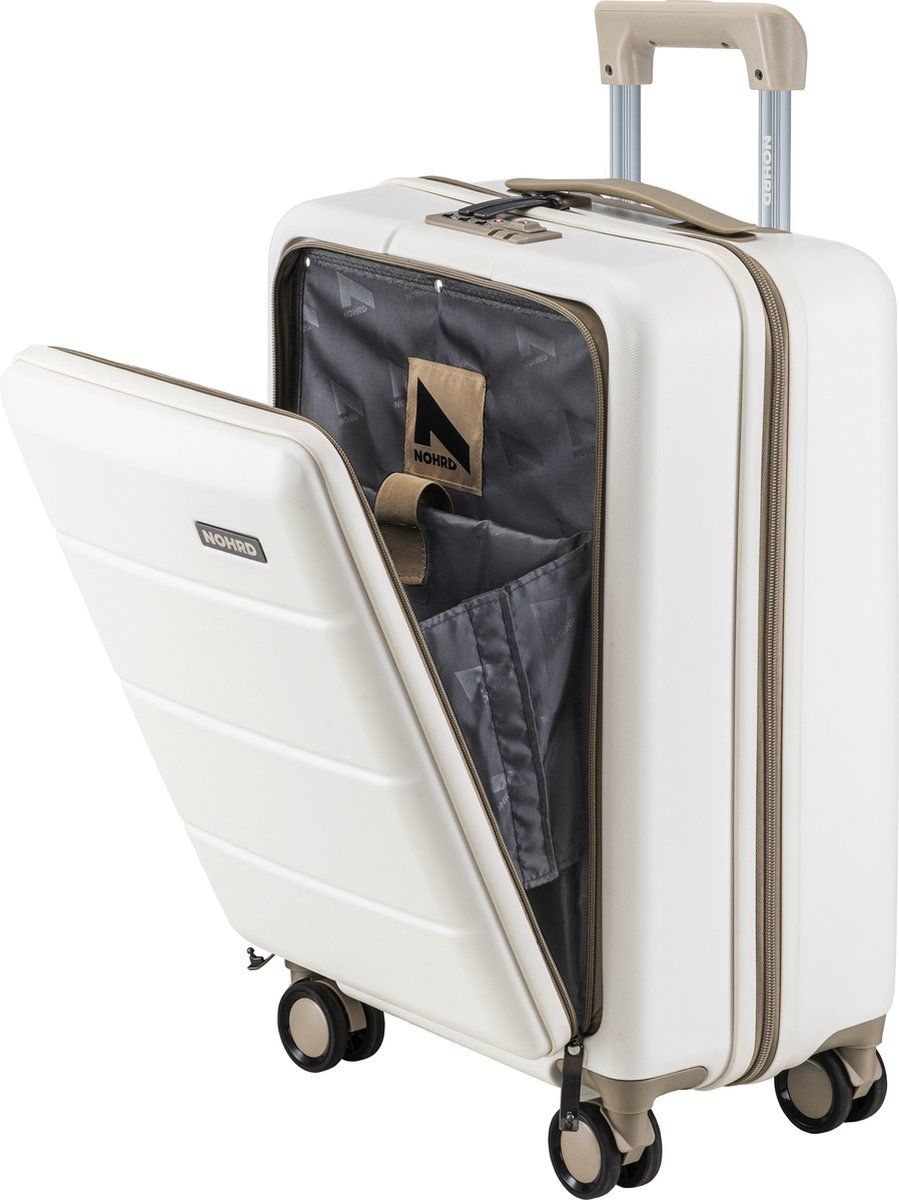 Merkloos Nohrd Handbagage Koffer 35 L - Spinner Wielen - Trolley Lichtgewicht - Dubbel Tsa Slot - Reiskoffer