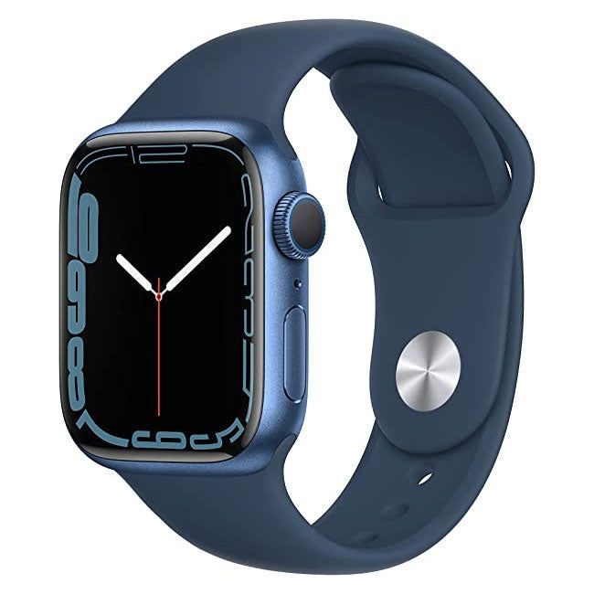 Apple Watch Series 7 - Smartwatch 45mm - Mobiele connectiviteit - Blauw