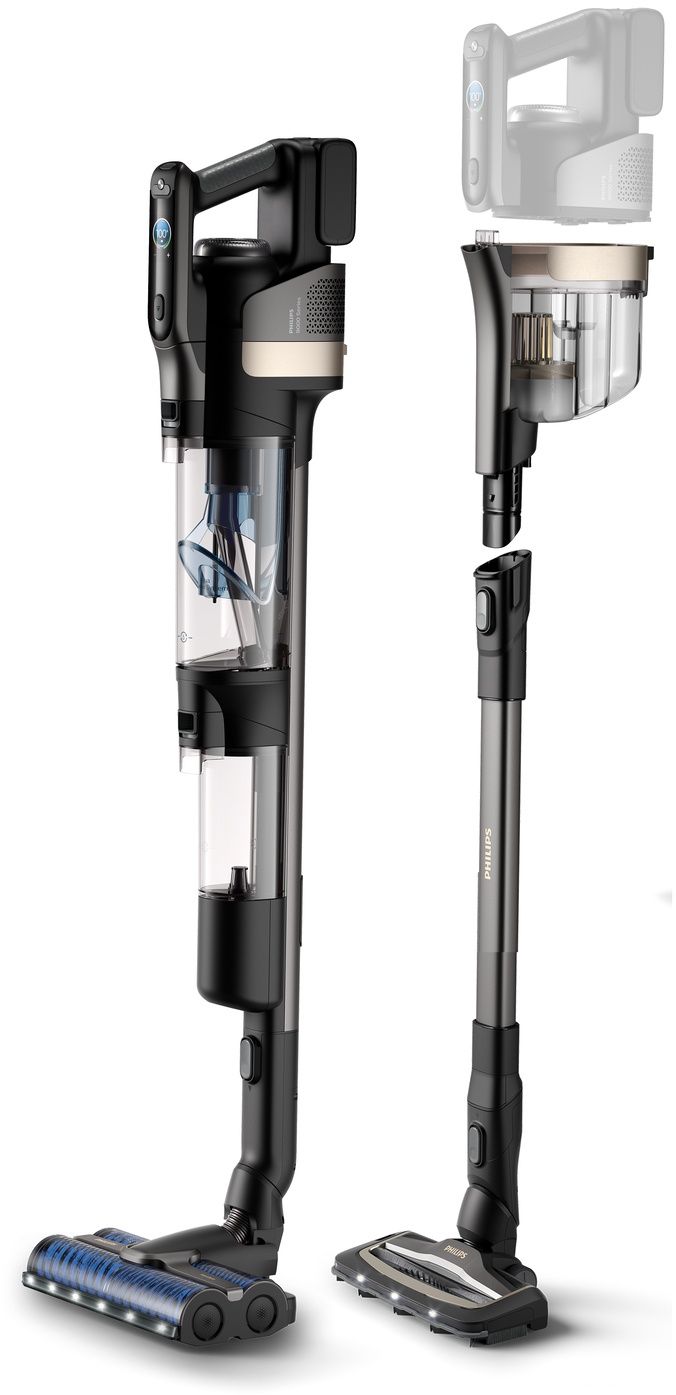 Philips 9000-serie XW9465/11 - Steel stofzuiger - 3-in-1 oplossing - Zwart