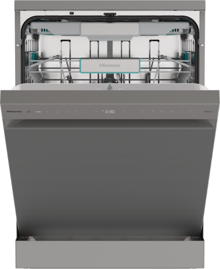 Hisense HS673A90XUK - Vrijstaande Vaatwasser - 16 Couverts - AutoDry - 40 dB - Energieklasse A