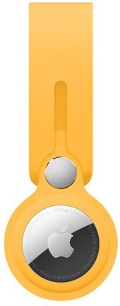 Apple AirTag-hanger - Locatietag-accessoire - Slijtvast polyurethaan - Zonnebloemgeel