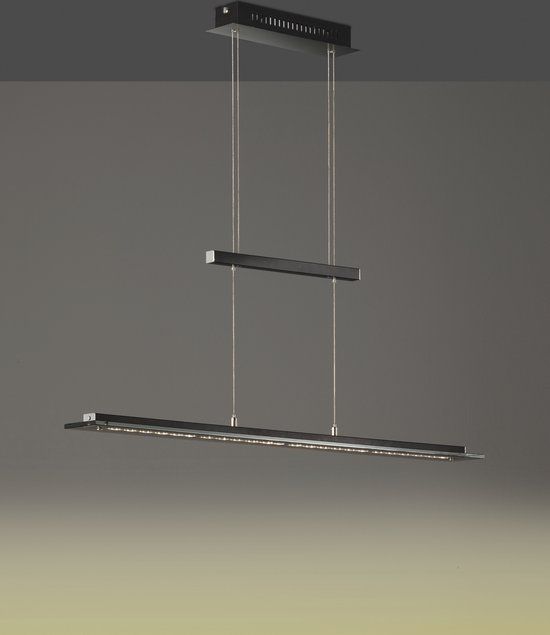 Fischer&Honsel - Hanglamp Tenso TW - LED - 2100 lumen - Dimbaar - 2700/3350/4000K - Zwart