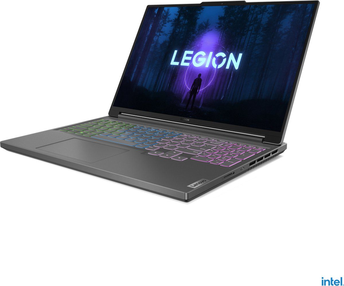Lenovo Legion Slim 5 16IRH8 - Laptop - Intel Core i7-13700H 16GB 512GB SSD GeForce RTX 4060 - Grijs