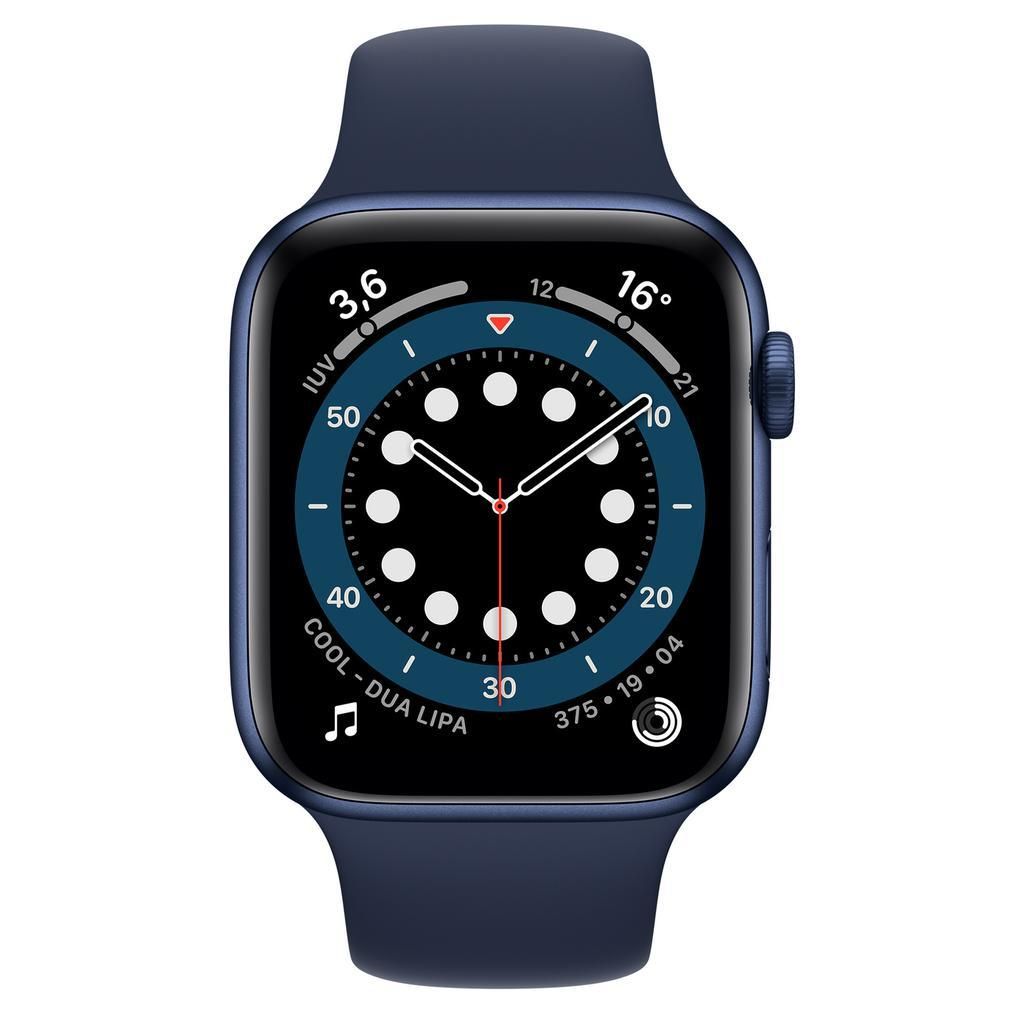 Apple Watch Series 6 - 44mm - Aluminium - Blauw - GPS + Cellular refurbished, photo 2