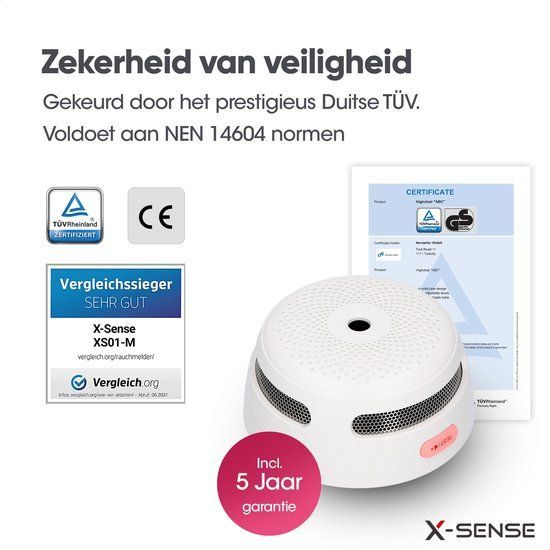 X-Sense Link+ Pro - Slimme bundel - 6 melders