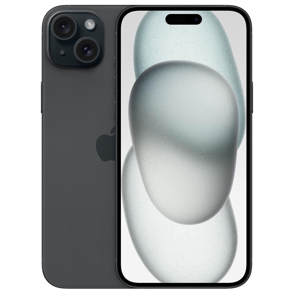 Apple iPhone 15 Plus - Zwart - 256 GB - Fysieke simkaart + eSIM