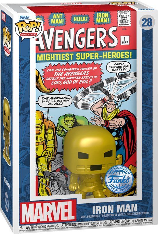 Funko Pop #28 - Marvel The Avengers - Iron Man Exclusive Special Edition