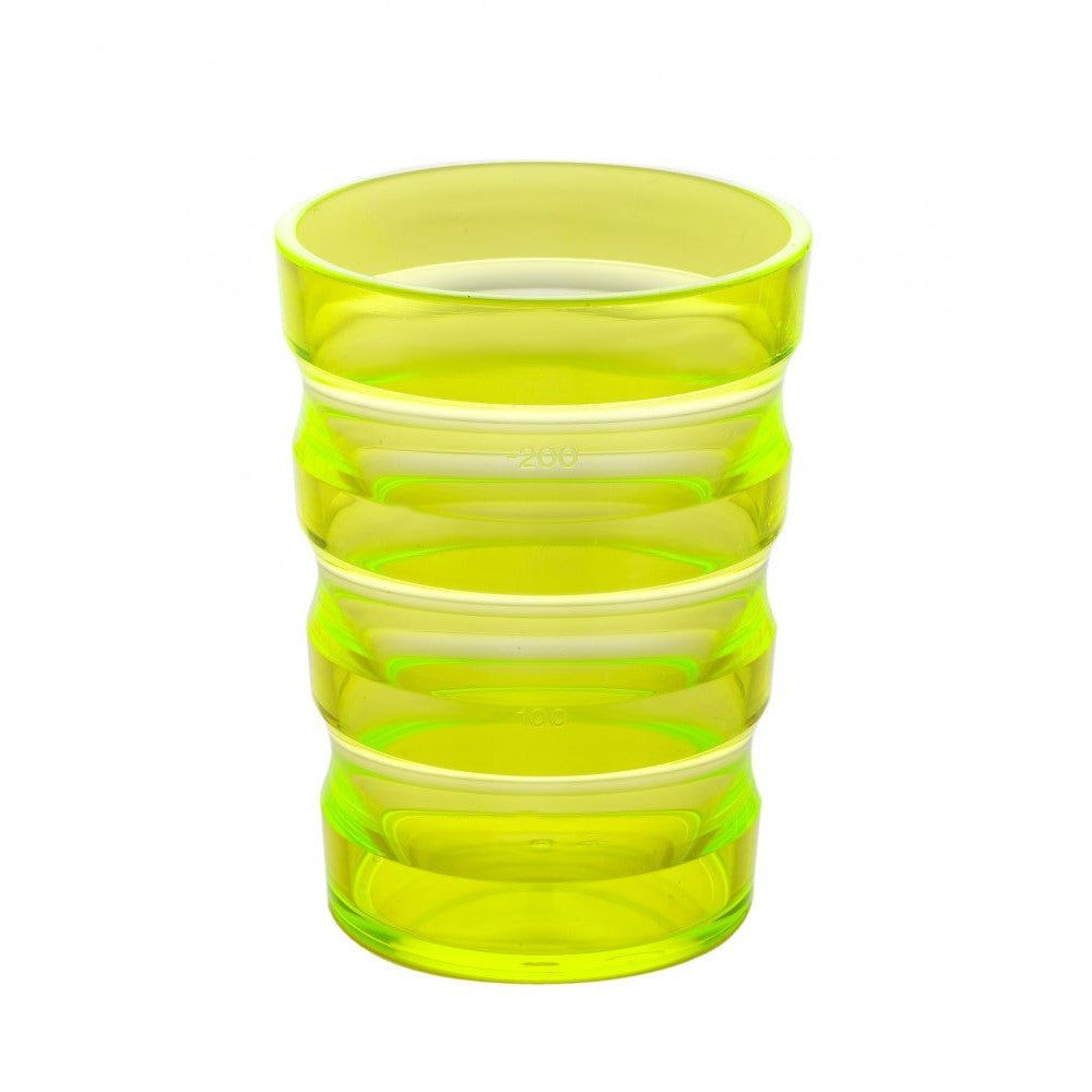 Able2 Ribbelbeker Sure Grip - Policarbonaat - Goede grip - Geel