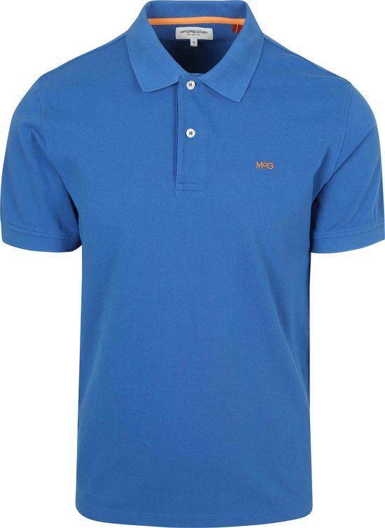 McGregor Piqué Polo - Heren - Regular-Fit - Kobaltblauw - Maat 3XL