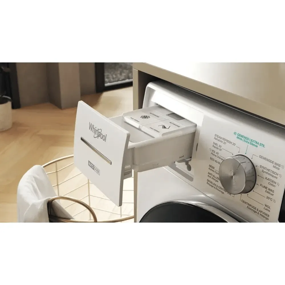 Whirlpool W8 89AD SILENCE BE - Wasmachine voorlader - 8 Kg - SupremeSilent 1400T - Zwart refurbished, photo 4