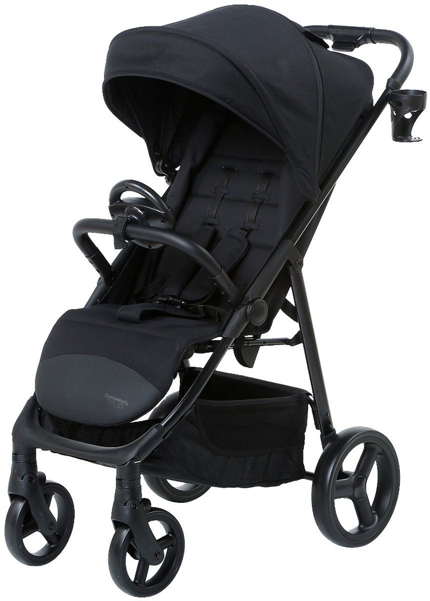 Titaniumbaby Elite XL - Buggy - Verstelbare rugleuning en voetensteun - Zwart