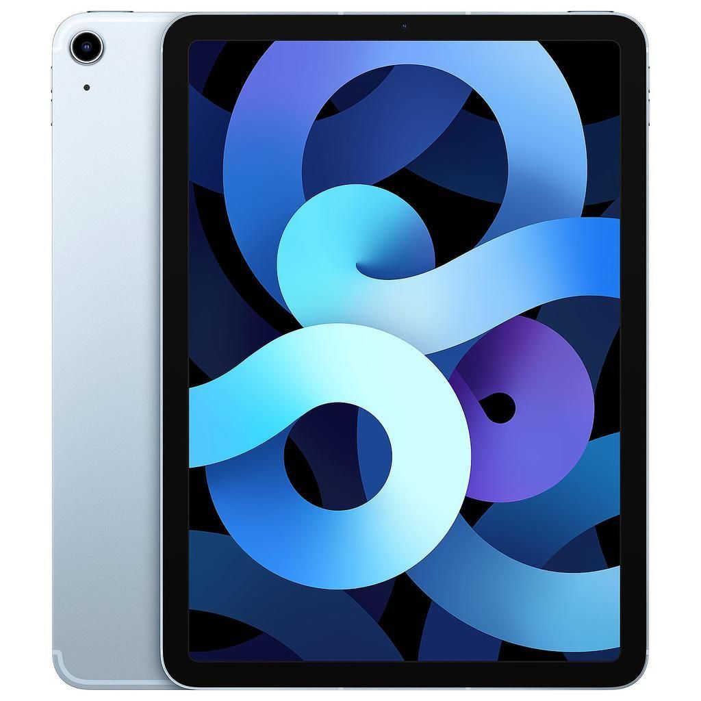 Apple iPad Air 4 (2020, A14 series) - Hemelsblauw - 64 GB - WiFi + 4G