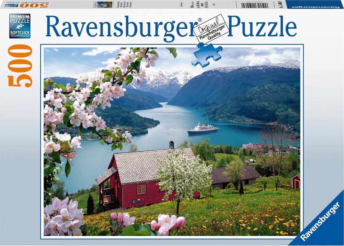 Ravensburger Scandinavische idylle - legpuzzel - 500 stukjes - multicolor