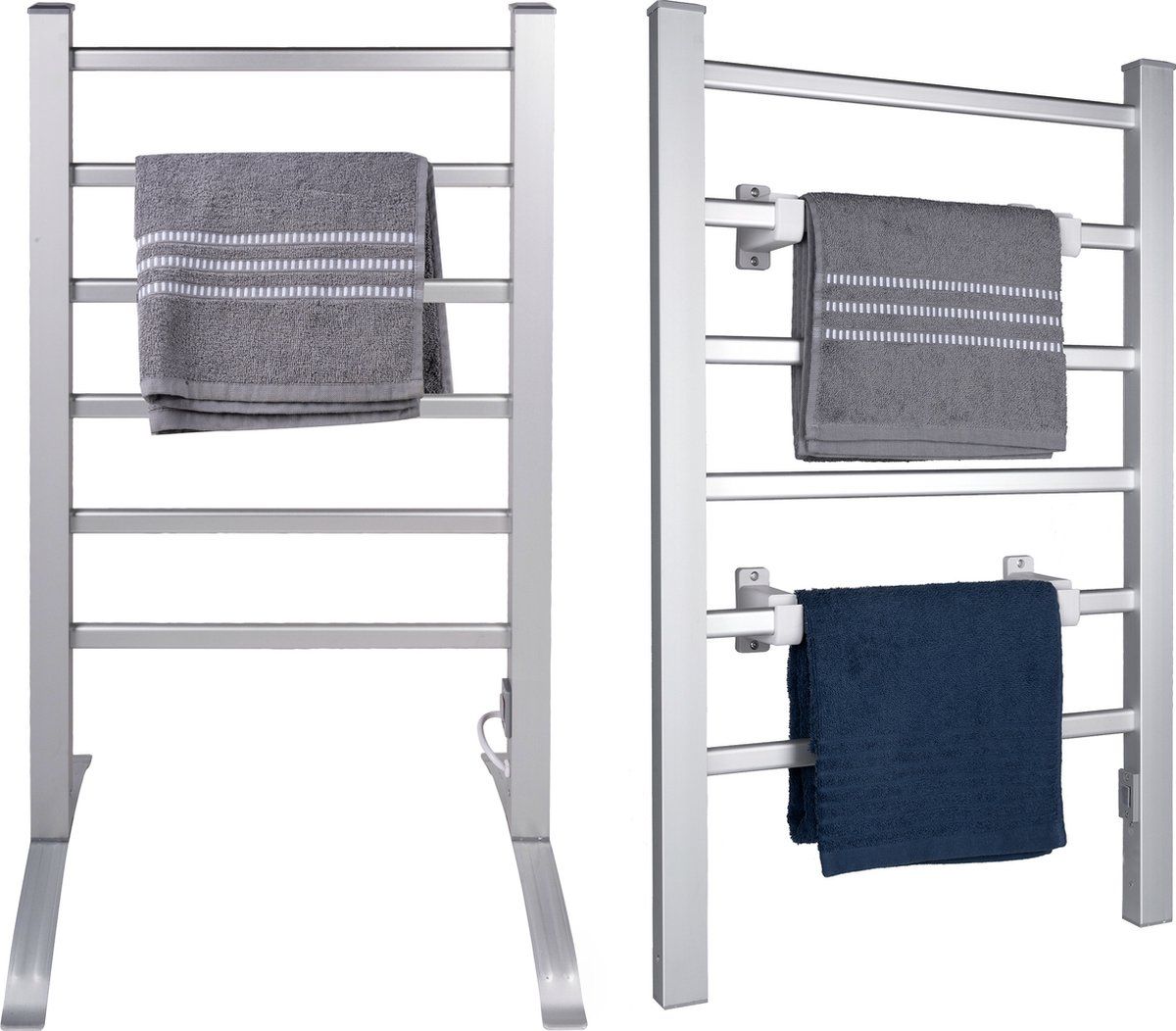 Dirt Devil Elektrische Handdoekradiator - Handdoekrek Badkamer - Wanddroogrek Of Als Handdoekenrek Vrijstaand - Verwarmd Droogrek IP22 Drupdicht -