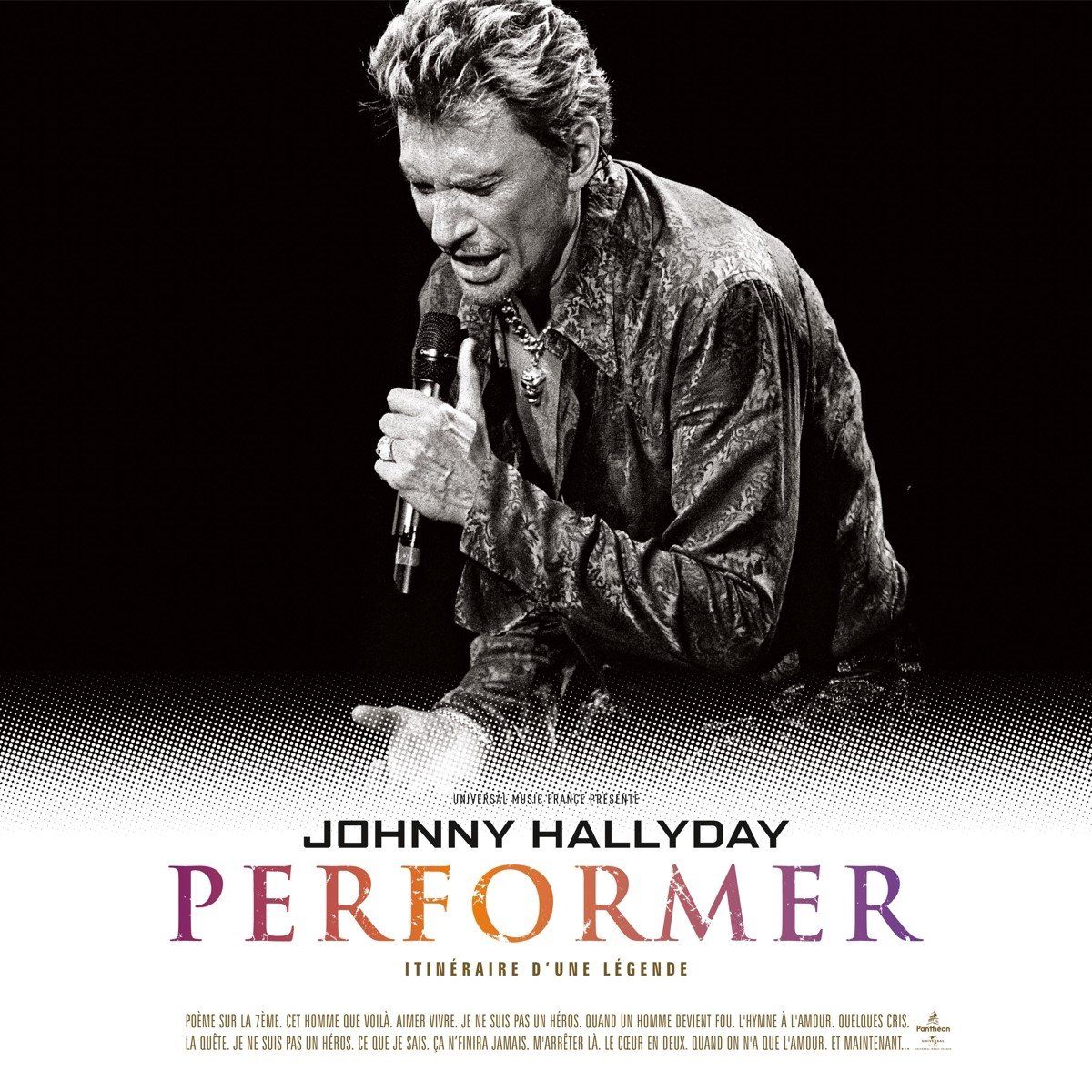 Johnny Hallyday - Performer - 2 Lp Limited Edition - Wit En Goudkleurig Vinyl (2 Stuks)