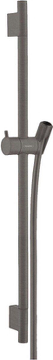 Hansgrohe Unica S Puro - Glijstang 65 Cm Met Doucheslang - Brushed Black Chrome