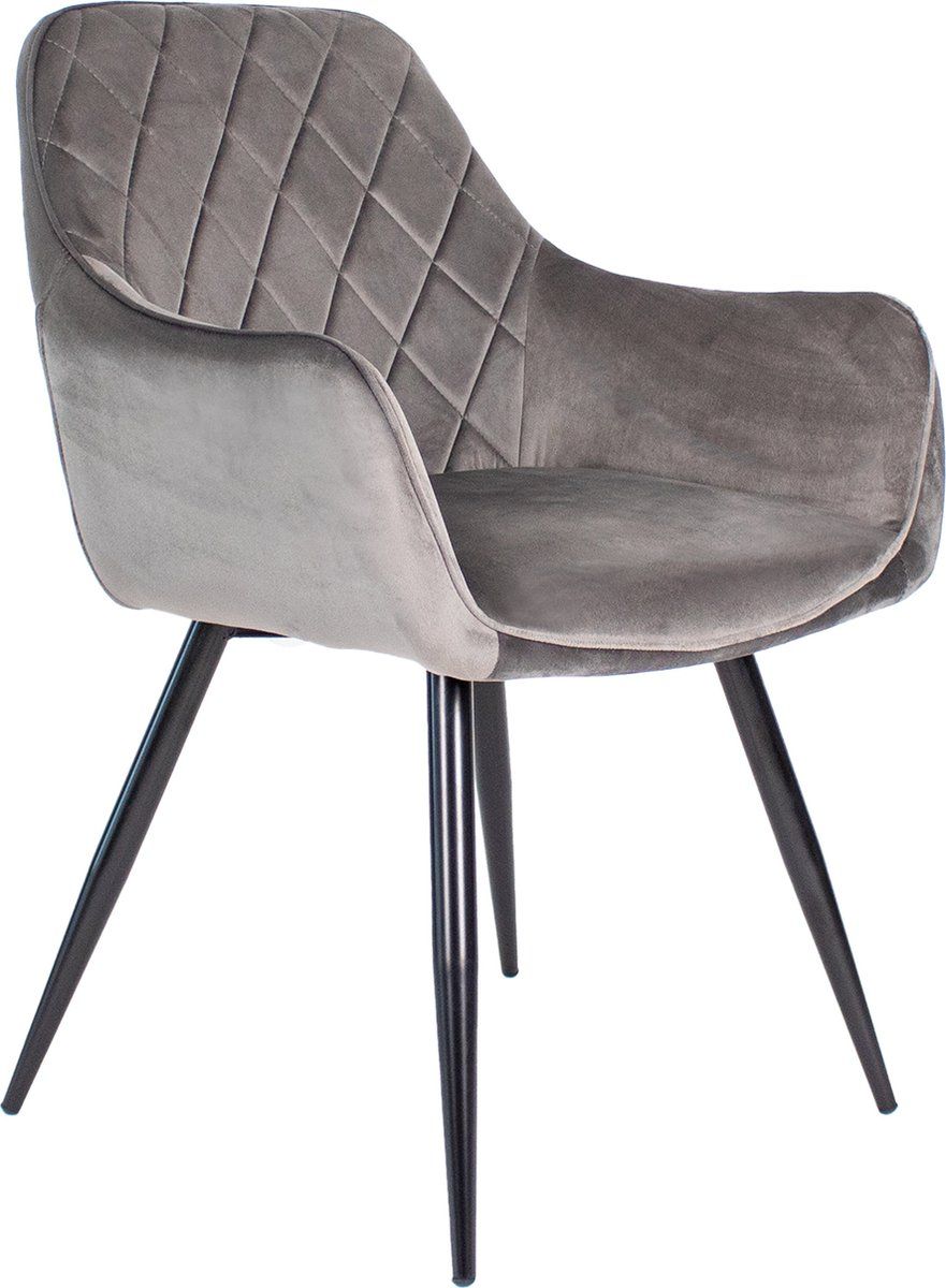 Kick eetkamerstoel Monza - Grijs