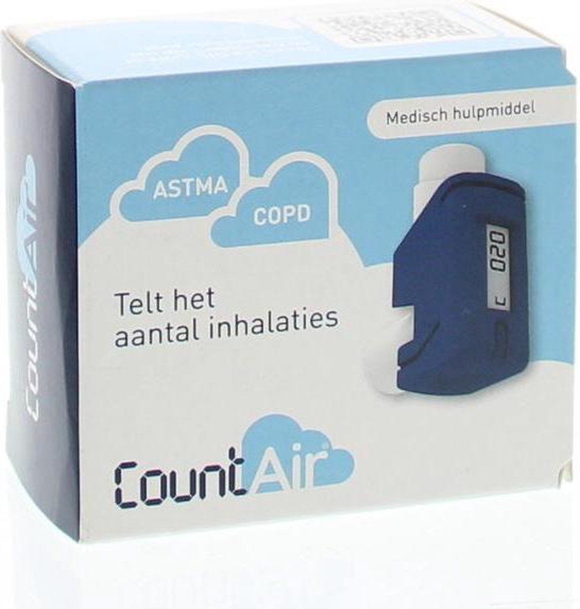 Spruyt Hillen CountAir - Inhalator teller - Telt af - Blauw