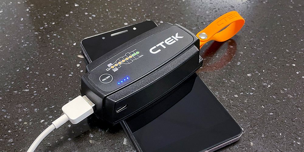 Merkloos Ctek Mxs 5.0 Power Kit Acculader Met Gratis Powerbank