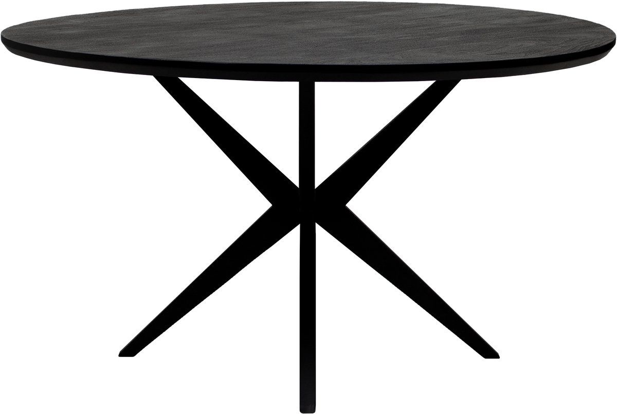 Kick Eettafel Havard - 140cm - Zwart
