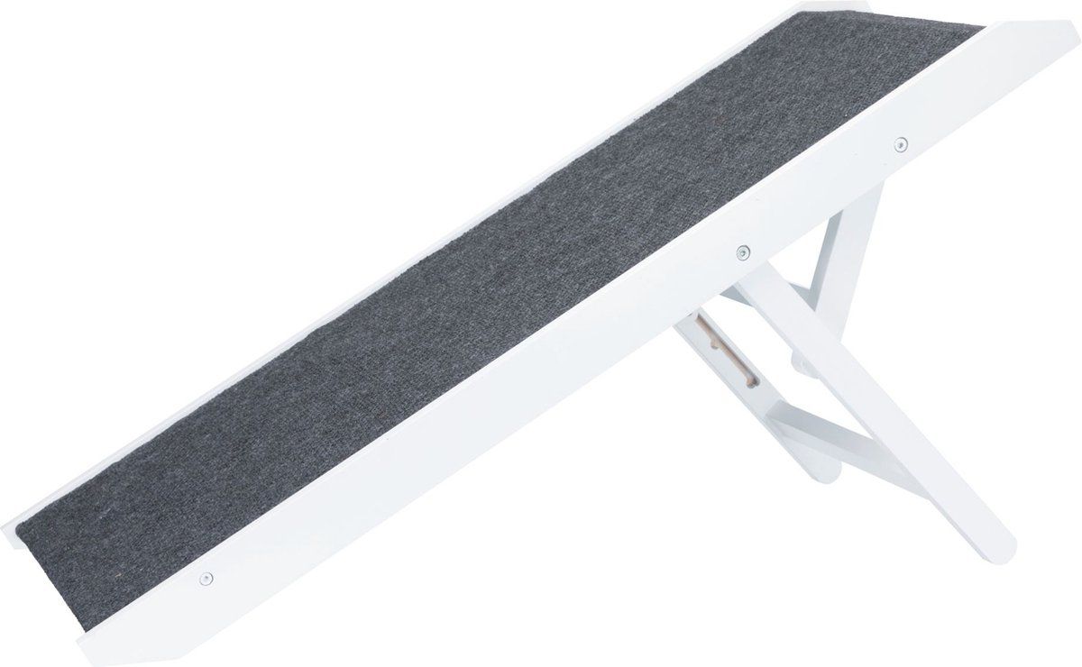 Trixie Loopplank - Hoogte Verstelbaar - Wit - 90X36X43 cm