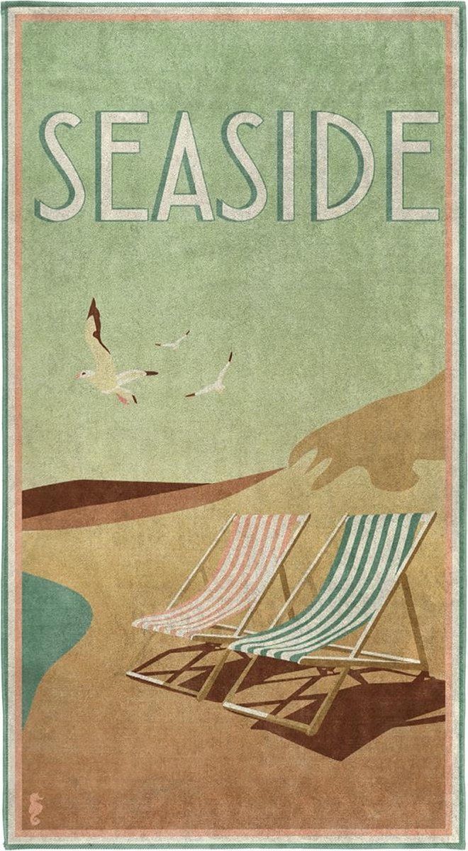 Seahorse Blackpool - Strandlaken Katoen 90 X 170 Cm - Groen