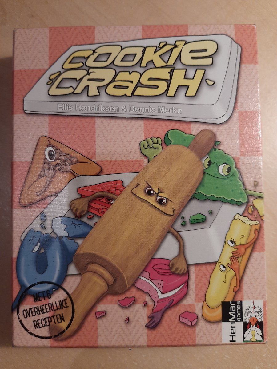 HenMar Games Cookie Crash - Partyspel - 2-4 Spelers - 15-20 Minuten Speelduur