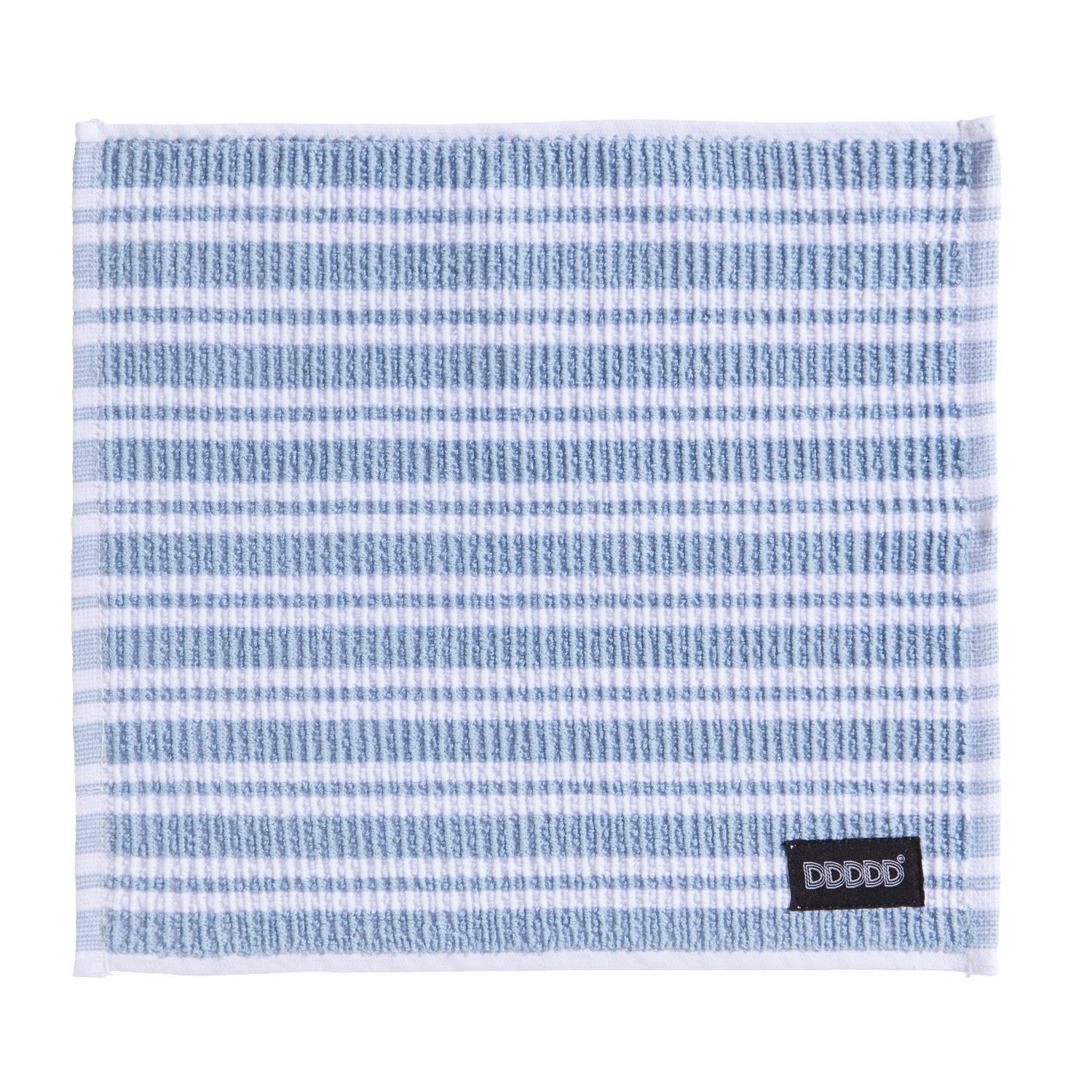 DDDDD vaatdoek Basic Clean - 30x30 cm - Pastelblauw gestreept (4 stuks)