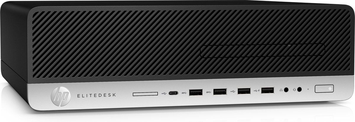 HP EliteDesk 800 G4 - SFF PC - Intel® Core™ i5-8500 8 GB DDR4 256 GB SSD Zwart Zilver refurbished, photo 4