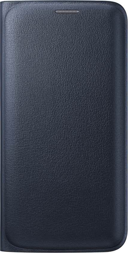 Samsung Galaxy S6 edge - Flip Wallet - Verbeterde bescherming en pasjeshouder - Zwart