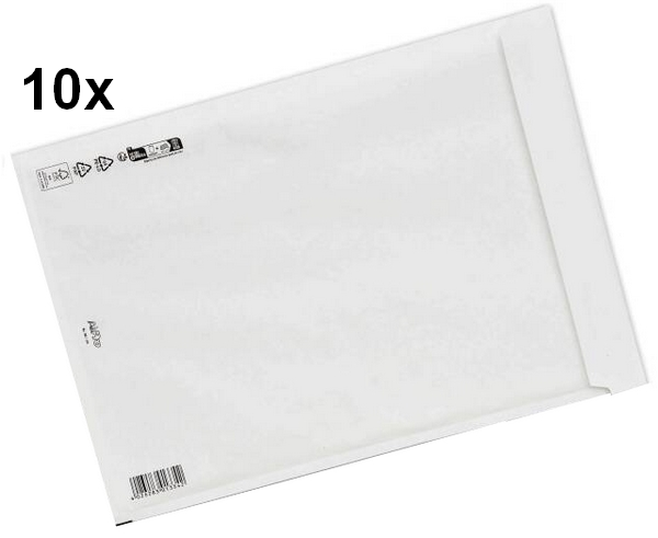 10 luchtkussen enveloppen W10/K - 370 x 480 mm - zelfklevend