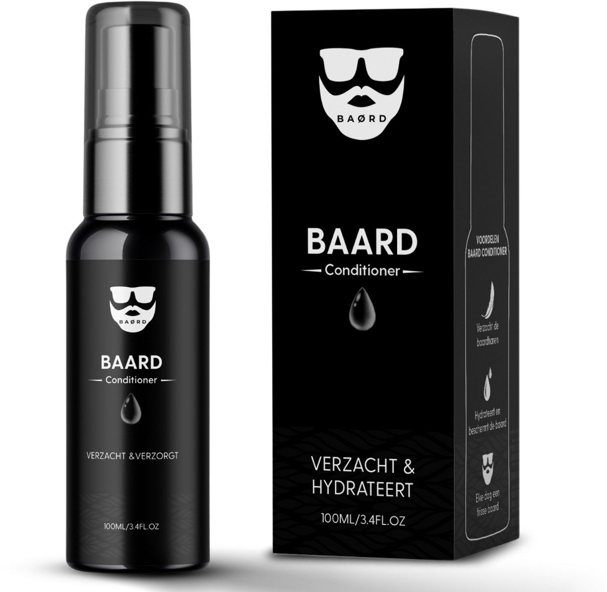 BaØRd Baard Conditioner 100ml - Natuurlijke Baardverzorging - Voor Korte&Lange Baard - Heerlijke Geur