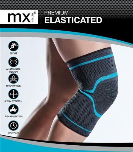 Merkloos Mx Premium Elastische Kniebrace