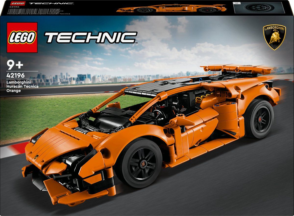 LEGO Technic Lamborghini Huracán Tecnica - Bouwset - V10-motor - Oranje (42196)