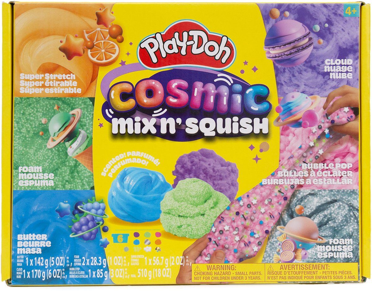 Play-Doh Play Doh - Comic Slime Set - 6 Potjes Slijm