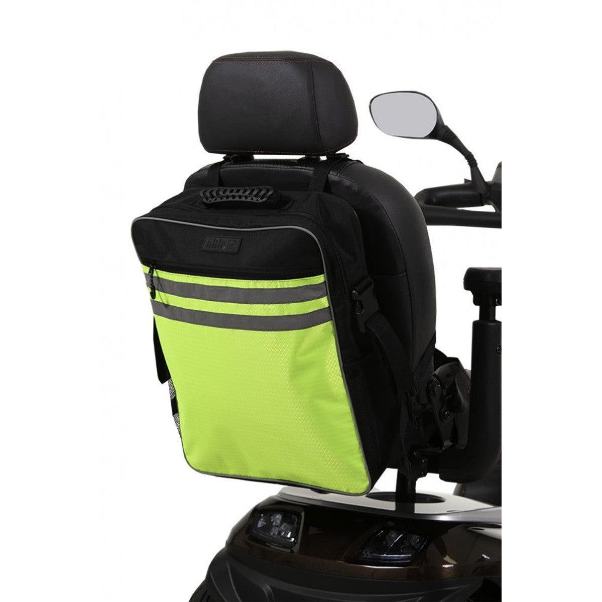 Able2 Splash - Rolstoel & Scootmobieltas - Hi-Vis Fluoriserend Reflecterend - Zwart Grijs