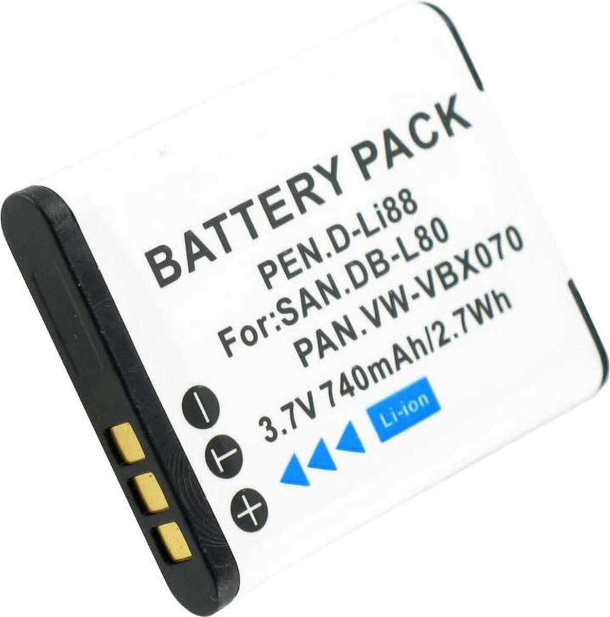 Vw-VBX070, Vw-VBX070GK, Vw-VBX070-W Replica-batterij Van AccuCell